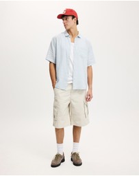 Cotton On - Relaxed Linen Short Sleeve Shirt
