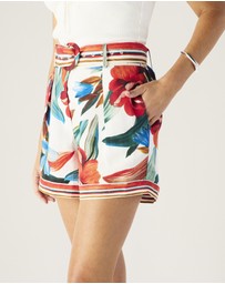 MOS The Label - Fiorina Print Shorts