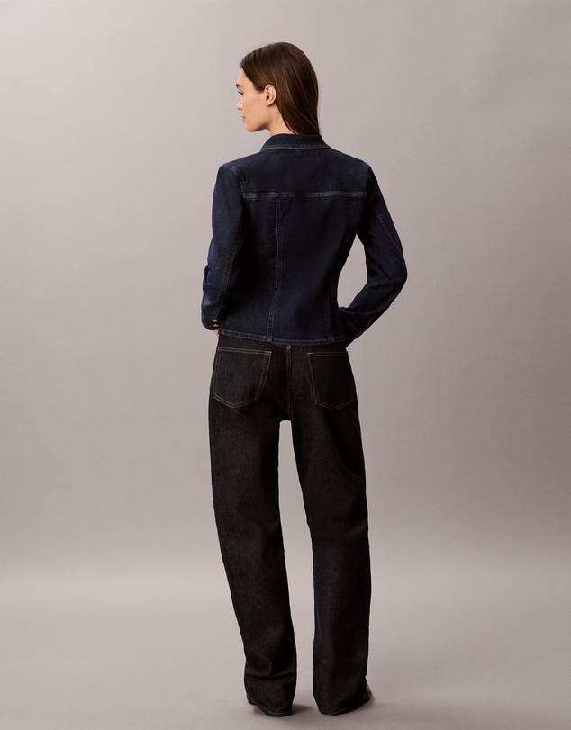 Calvin Klein Jeans - Sculpt Denim Trucker Button-Down Shirt