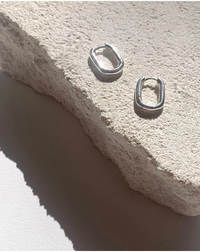 SAINT VALENTINE - Amsterdam Hoops - Silver