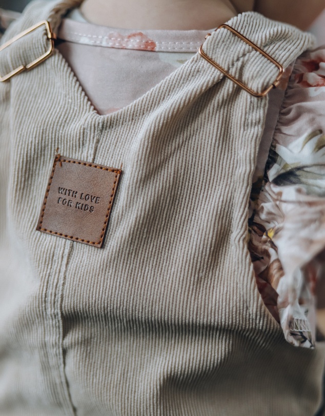 WITH LOVE FOR KIDS - Hazel Cord Pinafore Dress - Kids