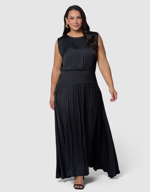 Pink Dusk by Curve Project - Power Play Maxi Dress