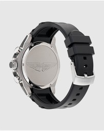 Aston Martin - HDL Podium Green Black Silicone Strap Watch