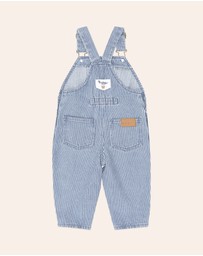 Huxbaby - Car Denim Stripe Overalls - Babies-Kids