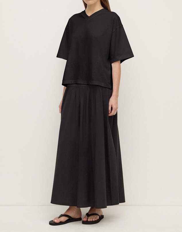 Assembly Label - Ellie V Neck Oversized Tee
