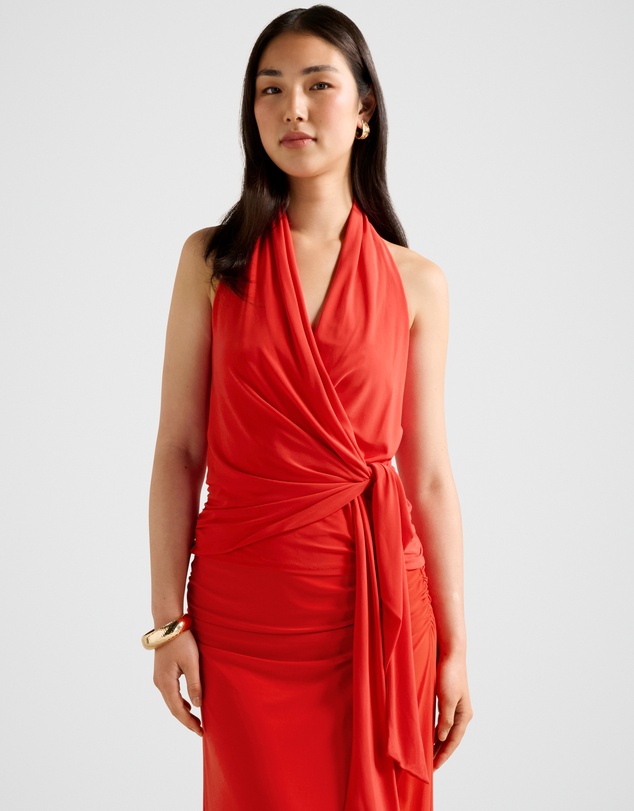 Forever New - Gianna Wrap Halter Neck Top