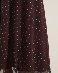 Atmos&Here - Rumi Polka Dot Maxi Skirt