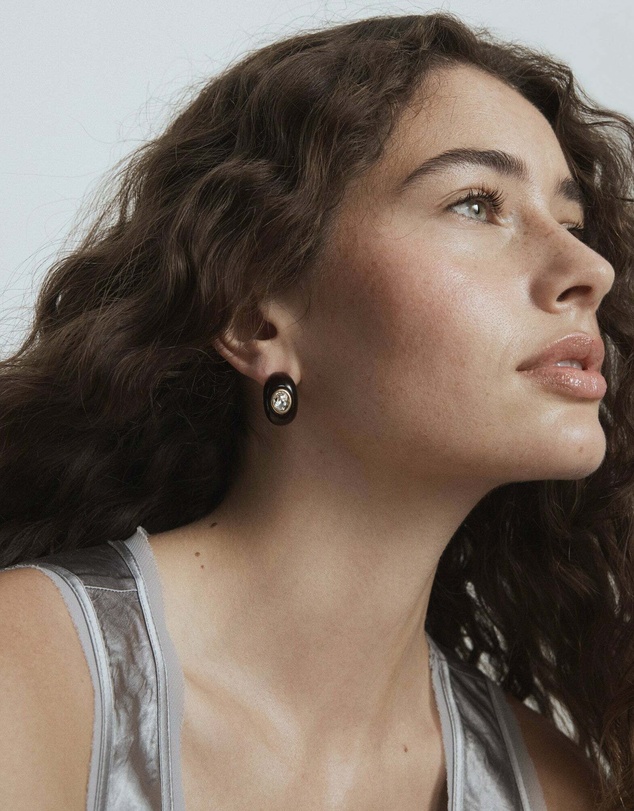MIMCO - Destined Resin Hoop Earrings