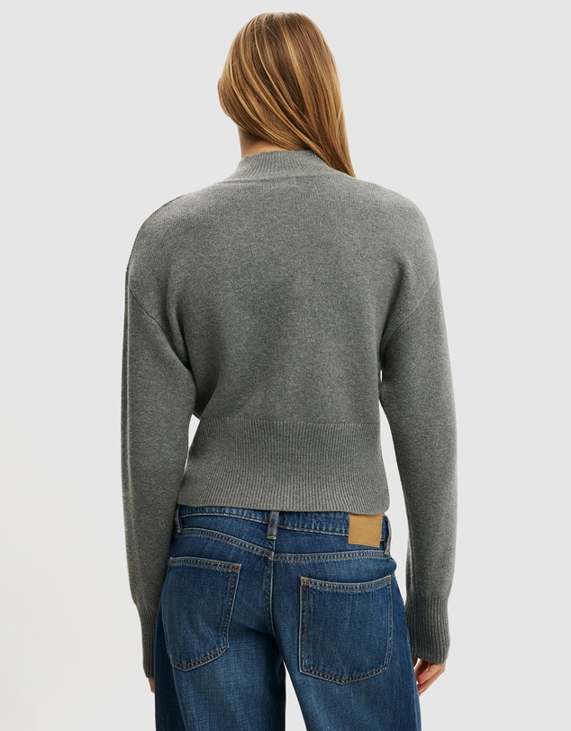 Cotton On - Lotus Cinched Zip Knit