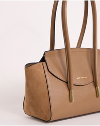 David Lawrence - Velda Suede Shoulder Bag