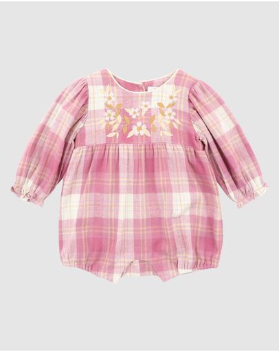 MAUVE PINK CHECK
