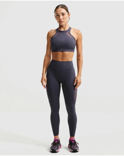 Nike - Nike Universa High-Waisted 7/8 Mesh Leggings
