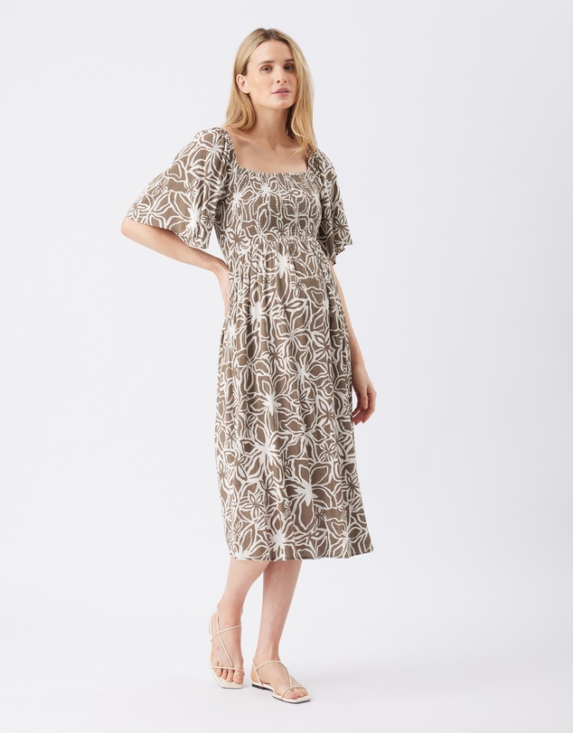 Ripe Maternity - Alona Shirred Dress