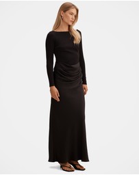 Forever New - Briella Boat Neck Drape Maxi Dress