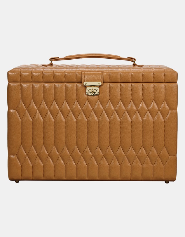 Wolf - WOLF Lauren Extra Large jewellery Box Caramel