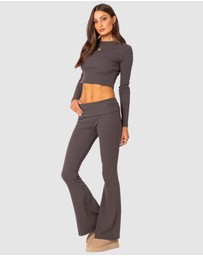 EDIKTED - Coffee Break Ribbed Top