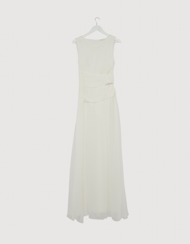 Revibe - Repaired Shona Joy Claude Side Split Maxi Dress - AU 8