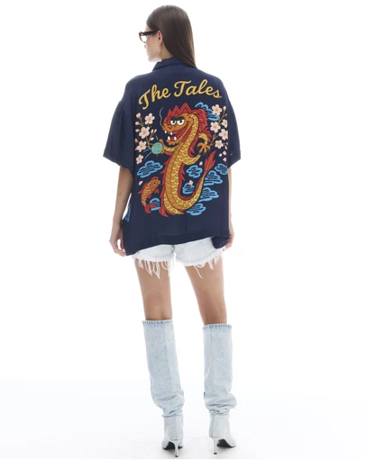 THE TALES - Lucky Dragon oversized Shirt