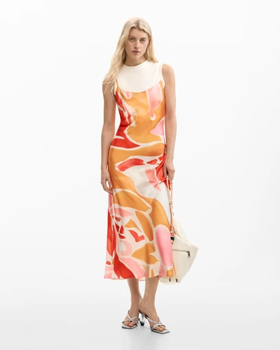 Desigual - 2-in-1 dress with straps