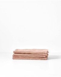 Aura Home - Vintage Pure Linen Napkin Set of 4