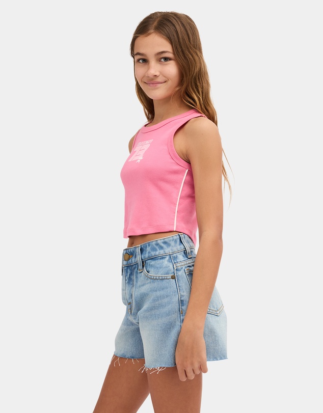 Billabong - Girls 8 to 16 Billa Star Cropped Tank Top