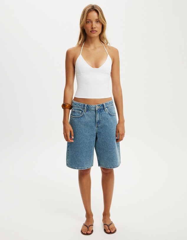 Cotton On - Baggy Denim Shorts