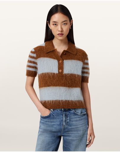 Steel Blue & Cognac