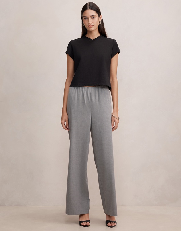 Forever New - Casey Elastic Waist Wide Leg Pants