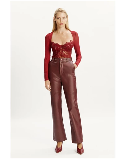 Bardot - Karson Vegan Leather Pant