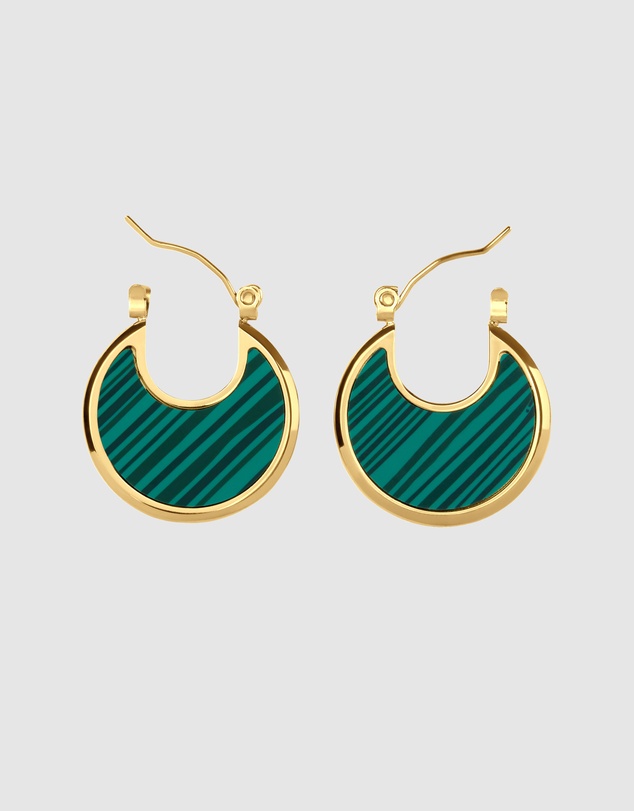 Pastiche - Green Shadow Earrings