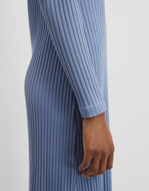 Country Road - Long Sleeve Rib Dress