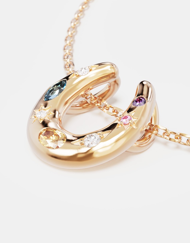 By Charlotte - Lucky Horseshoe Necklace