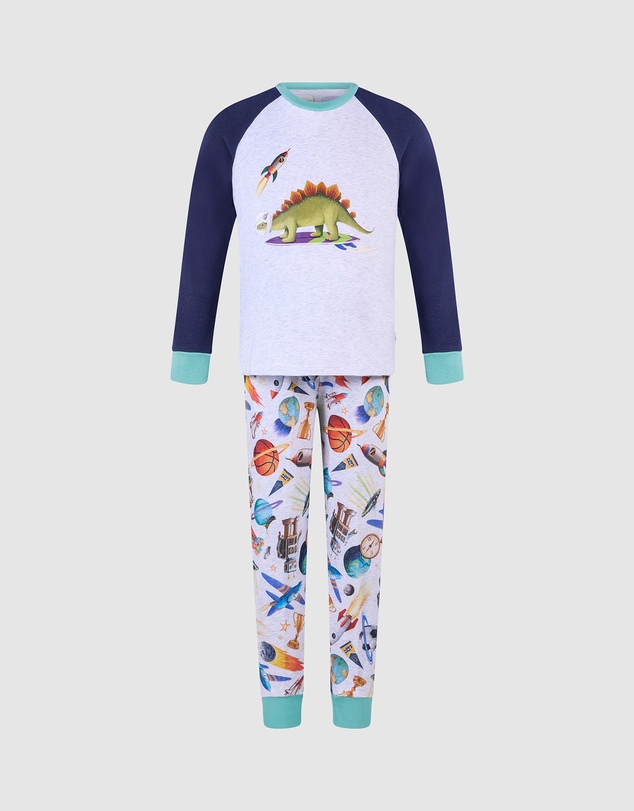 Fleur Harris - 'Outer Space' Nightfall Sleep Set in Grey Marle