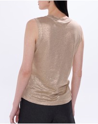 Marcs - As Love Glows Foil Linen Tank