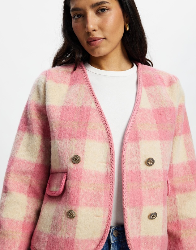 Mossée - Tamia Checkered Jacket
