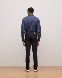 Trenery - Modern Slim Dark Wash Jean in Ink Blue