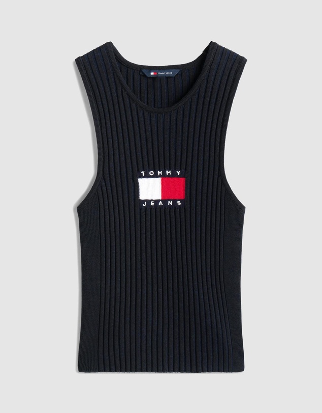 Tommy Jeans - Ribbed Slim Racerback Tank Top