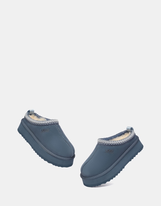 EVERAU - Australian Shepherd Ugg Tay Platform Cow Suede Upper House Shoes
