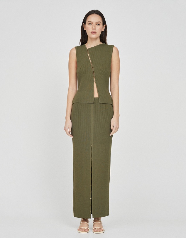 FRIEND of AUDREY - Mila Rib Skirt
