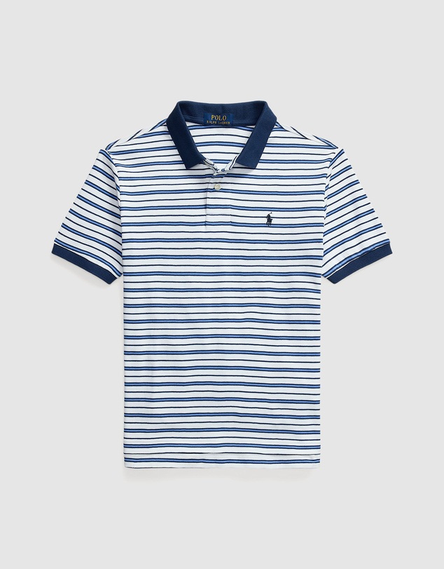 Polo Ralph Lauren - Striped Soft Cotton Polo Shirt - Teens