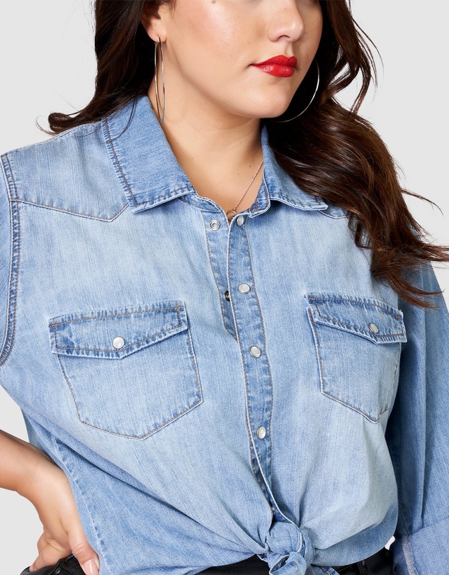 Sunday In The City - Echo Beach Denim Shirt
