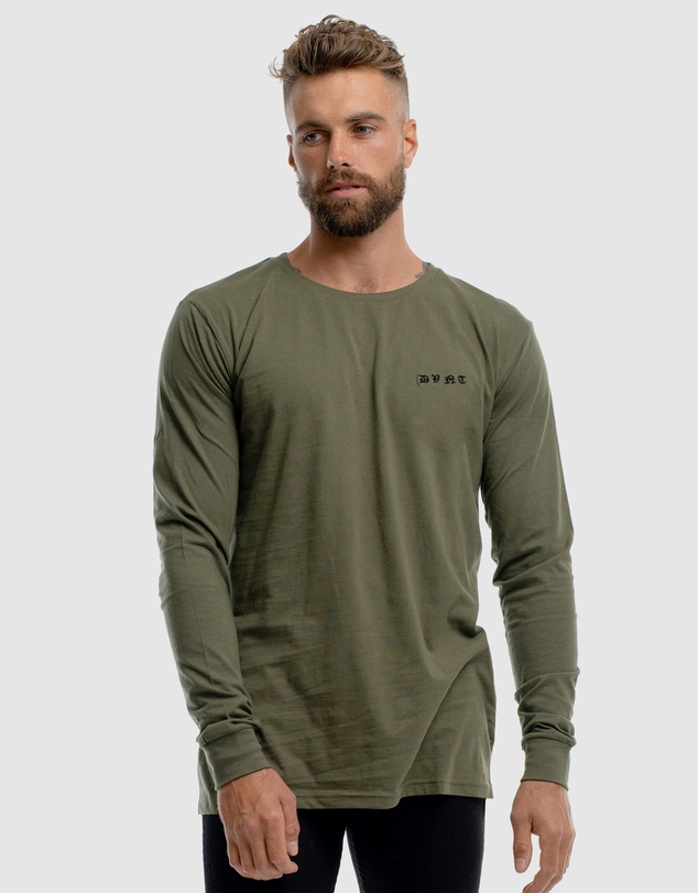 DVNT - Saxon Embroidery Long Sleeve Tee