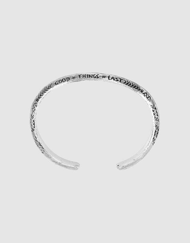 Haze & Glory - ICONIC EXCLUSIVE - Good Things Bangle in Oxidised 925 Silver