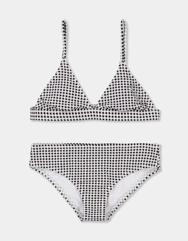 Billabong - Girls 6 to 16 Gingham Crush Tri Two Piece Swimsuit