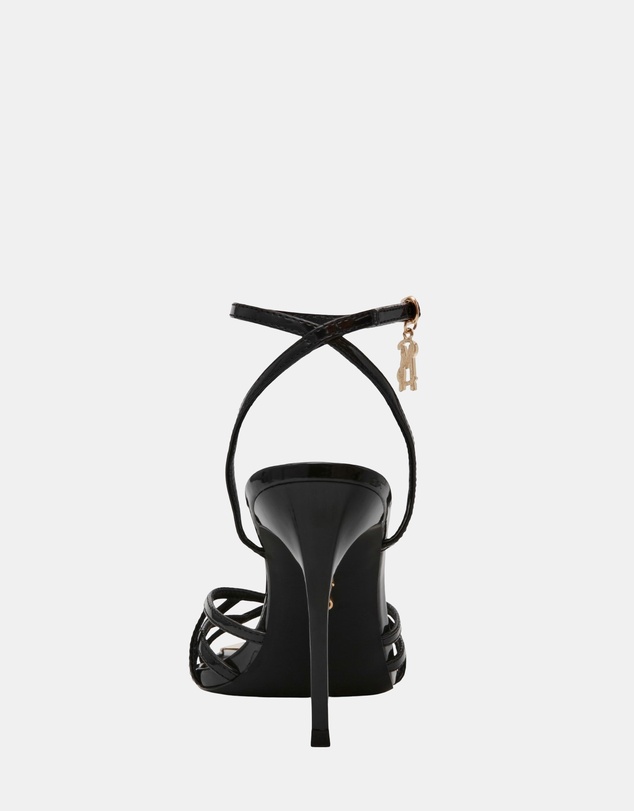 Steve Madden - Peepshow Black Patent Heels