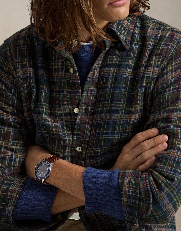 Polo Ralph Lauren - Custom Fit Plaid Brushed Flannel Shirt