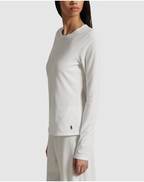 Polo Ralph Lauren - Club Cotton Long Sleeve Crew Neck Sleep T-Shirt