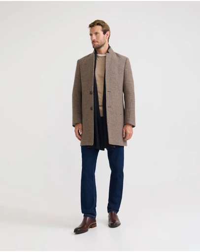 Oxford - Austin Wool Check Coat