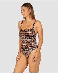 Baku Swimwear - Morocco Square Neck One Piece Swimsuit