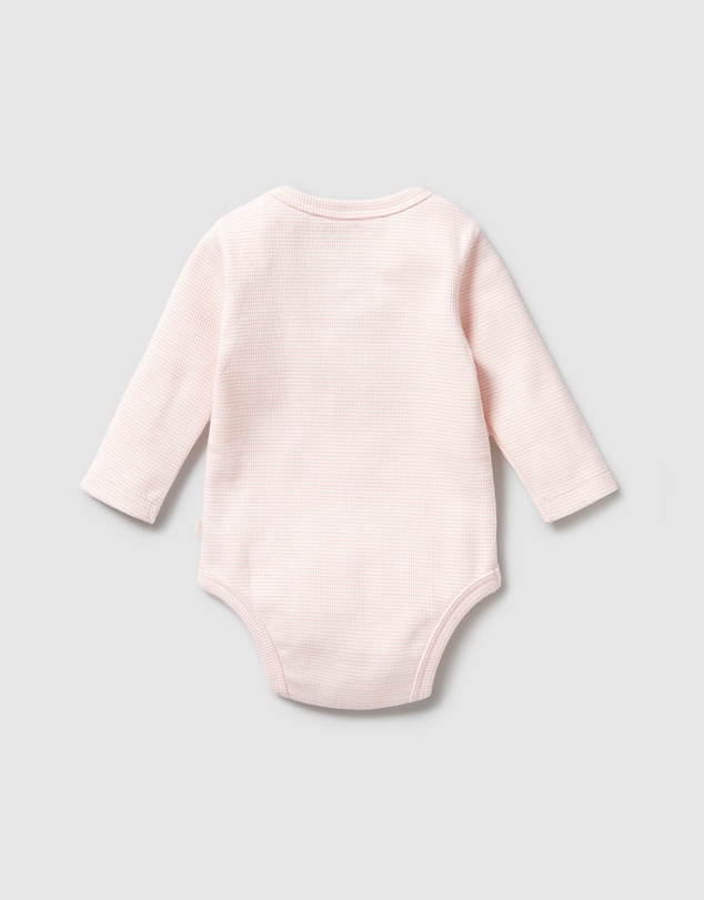 Wilson & Frenchy - Organic Stripe Rib Long Sleeve Bodysuit - Babies